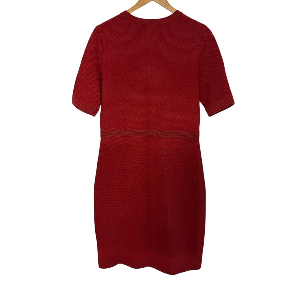 Hobbs London Noa Knitted Dress with Gold Button Detail – Size 10 - Picture 8 of 10